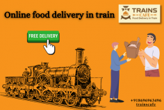 Trainscafe offers the Best food in train and get fresh meals directly delivered on train seats by order online food in train like Jain food, Veg and Non-veg food, Thali, Biryani, etc from the best rating restaurants at all stations. Check PNR & train running status.
