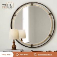 At Wall of Dreams, discover classic elegance with our Big Round Mirror. These gorgeous pieces give a sophisticated touch to any space by skillfully fusing style and functionality. Our round mirrors are designed to enhance your home's decor by reflecting light and personality, making them a captivating focal point in any room. For further details, reach out to us at 9988262262.
Get Now: https://wallofdreams.in/product/round-contemporary-accent-mirror/


