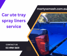 Marty's Smash Repairs in Wickham, Newcastle provides top-quality car ute tray spray liners service. Protect your vehicle's tray from damage with our high-quality spray liners.
Visit: https://www.martyssmash.com.au/ute-tray-spray-liners.php
