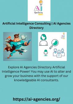 Explore AI Agencies Directory Artificial Intelligence Power! You may use AI to alter and grow your business with the support of our knowledgeable AI consultants.

https://ai-agencies.org/

