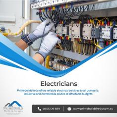 Expert Electricians for Primebuild Sheds & Garages | Electrical Solutions You Can Trust