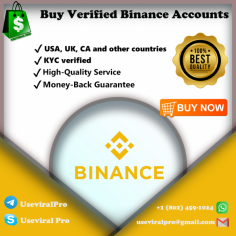 
Buy Verified Binance Account

➤Email: useviralpro@gmail.com
➤Telegram: UseviralPro
➤Skype: Useviral Pro
➤WhatsApp: +1 (802) 459-1024

https://useviral.pro/product/buy-verified-binance-account/

Buy Verified Binance Account from Useviral Pro. We sell all types of Binance accounts. Our accounts are fully USA, UK, CA and UA verified. we also sell other countries verified Binance account.

