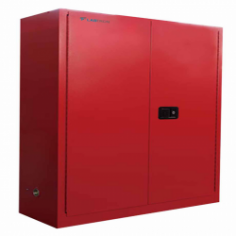 170 L Combustible Cabinet

170 L combustible cabinet typically refers to a safety storage cabinet designed for storing and organizing combustible liquids in a controlled and secure manner.  The cabinet is likely constructed from materials that are resistant to fire, helping to contain and mitigate the impact of a potential fire. Shop online at labtron.us
