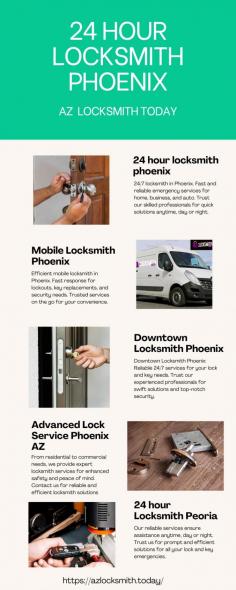 Are you looking for a reliable 24-hour locksmith in Peoria? Count on us for swift emergency lockout service and professional solutions. Our expert locksmiths are ready to assist you anytime, ensuring prompt and secure access to your property. Contact us for fast and efficient locksmith services in Peoria, providing peace of mind around the clock. 