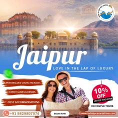 Discover opulent Rajasthan Holiday Packages for couples in Jaipur. Book romantic Couple Tour Packages in India for an extravagant experience with your beloved. 
