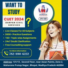 CUET DARPAN CIVIL SERVICES aids students in securing university admission with an effective coaching program. The initiative includes classes, study materials, and mock tests, ensuring comprehensive preparation and skill development. Thousands have benefited, thanks to the focus on exam understanding and strategic readiness. Detailed feedback helps refine preparation, making CUET DARPAN CIVIL SERVICES a valuable ally in the university admission process.