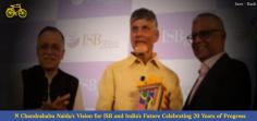 The Indian School of Business (ISB) recently celebrated its 20th anniversary. It was a historic event that featured motivational speeches and a special speech from former Andhra Pradesh chief minister N. Chandrababu Naidu.
For more information: https://prakasamtdp.com/