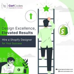 Experience design excellence and elevate your results with CartCoders, your key to success. Hire a Shopify designer to unlock the full potential of your online presence. Our dedicated experts bring your vision to life, ensuring a seamless and visually stunning Shopify experience customized to your needs. Trust us to transform your digital storefront and achieve success effortlessly.
