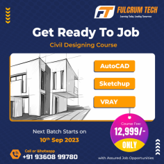 "Fulcrumtechtrainingcentre is located in Coimbatore. Our Services are Training, Designing, Programming, and Students Projects. FulcrumTechTrainingInstitute is one of the Best Training Centre in Coimbatore. We offer Mechanical, Civil & IT courses in beginners level to expert level training. We provide both online and offline training services. then we provide the best offers for the course like Solid Works, AutoCAD, Graphics Design, UI/UX, and Full Stack Development online and offline Training classes in Coimbatore."

Visit here for more info: www.fulcrumtechcbe.com

Contact us:

Mobile: +91 9360899780
