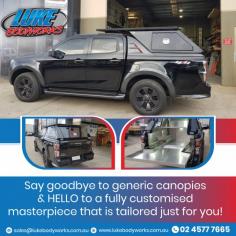 At Luke BodyWorks, we offer custom canopies designed to fit your specific vehicle and protect your cargo from the elements. Our canopies are made with high-quality materials and come in various styles to match your vehicle's aesthetic. Upgrade your ride with our custom canopies today!