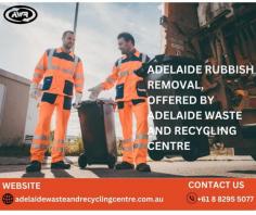 Adelaide rubbish removal services offered by Adelaide Waste and Recycling Centre ensure efficient and eco-friendly disposal of your waste, making cleanup hassle-free and environmentally responsible. Visit their website for more details.