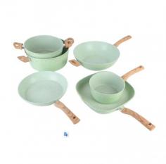 Imitation Pressure Cookware Pans https://www.elyshine.com/product/cookware-sets/
There are various types of pots and pans in the set: die-casting, stretching and imitation pressing, each with its own characteristics, such as lightness, durability, fast heating, even heat conduction and no rusting. 