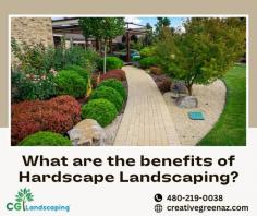 With hardscaping, you can create a seamless blend of nature and architecture, transforming your backyard into a stunning oasis. Enjoy the benefits of increased curb appeal, as well-designed hardscape elements make a striking first impression on visitors and potential buyers.


Contact us today for a FREE consultation!
480-219-0038
https://creativegreenaz.com/cgl-lp/