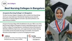 The Best Nursing Colleges in Bangalore offer excellent learning settings where you may realize your full potential. Aspiring nurses may look forward to an industry-aligned curriculum, top-notch professors, and state-of-the-art facilities.