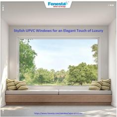 Experience the epitome of luxury with our stylish uPVC windows. Elevate your living spaces with these high-quality, aesthetically pleasing windows that seamlessly blend luxury and functionality. Transform your home with the timeless elegance and modern design of our uPVC windows, ensuring a sophisticated touch to every room. Visit https://www.fenesta.com/window/upvc-windows