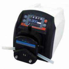 Dispensing peristaltic pump is equipped with a touch screen controller that allows monitoring of parameters and change of speed. Equipped with a flow rate of 0.006 to 1600 mL/min and 0.006 ~ 2900 mL/min and advanced features such as flow rate calibration and anti-drip function. Four operational modes available for easy functioning. Intelligent cooling fan control helps in minimizing the work noise. for more visit labtron.us.
