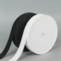 Black and White Knitting Elastic Band(https://www.aoyaelastic.com/product/knitting-elastic-band.html)
This kind of belt is usually thin and soft, can be stretched to more than twice the original length, and automatically retracts to the original length when it is loosened.