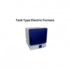 Tank type electric furnace  is a table top unit with anticorrosive, stainless steel light chamber. Microprocessor PID controller installed at the base of chamber accurately controls temperature. Programmable controller provides procedural circulation of temperature, time and heating power. Door seals aid in the reduction of heat loss, thus improving chamber temperature uniformity. Safety devices include unique designed door and auto power cut off switch for end user safety.