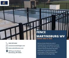 Custom Fence and Deck: Your trusted choice for over 25 years in Martinsburg, WV. Specializing in fence repair, we bring lasting memories, security, and beauty to homes and businesses.
