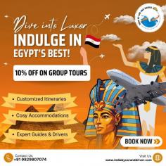 Planning an Egypt trip to Luxor with family? See our blog for hand-picked things to do in Luxor with family on customized and budget-friendly Egypt tour packages. https://indiabycaranddriver.com/blog/10-reasons-why-luxor-should-be-on-your-egypt-trip-bucketlist/