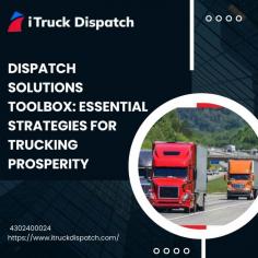 Discover the epitome of trucking success at iTruck Dispatch with our Dispatch Solutions Toolbox. Optimize your operations with a cutting-edge tracking app, effective load management, and industry-leading dispatch solutions for unparalleled prosperity and growth. For complete information visit here:https://medium.com/@iTruckDispatch/dispatch-solutions-toolbox-essential-strategies-for-trucking-prosperity-701ab011adc0