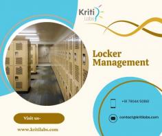 KritiLabs provides a cutting-edge Locker Management System that leverages E-locking technology to secure your valuables. Our locker management system is a comprehensive solution that offers end-to-end security for your valuables, from smart locks and keyless access to advanced tracking and monitoring.