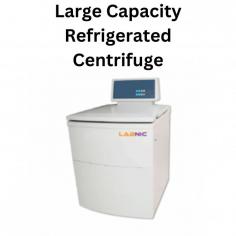 
A large capacity refrigerated centrifuge is a specialized piece of laboratory equipment used for separating components of a liquid mixture based on their density. It consists of a motor-driven rotor that spins at high speeds, generating centrifugal force to separate substances. The refrigeration component allows for temperature control during centrifugation, which is crucial for preserving the integrity of sensitive biological samples such as DNA, proteins, or cells.
