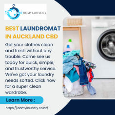 Find out the best laundromat Auckland CBD at Domy Laundry! Our easy to use and inexpensive laundry services make your clothes clean and fresh. Get your clothes clean and fresh without any trouble. Come see us today for quick, simple, and trustworthy service. We've got your laundry needs sorted. Click now for a super clean wardrobe.
Visit: https://domylaundry.co.nz/shop/