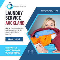 Explore the convenience of premium laundry service Auckland with Domy Laundry. Discover why our expert care and top-notch quality make us a trusted choice for all your laundry needs in the Auckland area.
Visit:https://domylaundry.co.nz/