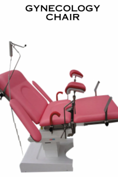 A gynecology chair, also known as a gynecological examination chair or an obstetric examination table, is a specialized piece of medical furniture designed for gynecological examinations, obstetric procedures, and other related medical examinations. Removable leg board as per patient requirement
