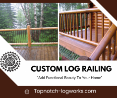 Design Your Home With Log Railing System

We offer lightweight log rails that are easy to install, stain beautifully, and are highly durable, providing you with secure and effective railing that meets your needs. Call us at (970) 524-7323 for more details.