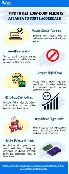 Learn how to fly more cost-effectively with our tips on how to get the best deals on cheap flights from Atlanta and Fort Lauderdale. From pre-booking to researching ultra-low cost carriers, this guide will show you how to get the most bang for your buck. Keep reading for exclusive deals and tips on how to save even more!
