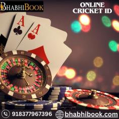 Bhabhi Book Is The Most Trusted platform for Online Cricket ID. The Online Cricket ID allows you to bet on a wide variety of sports events. One Of The Most Well-liked Sports for Betting On And Where You Can Watch live Streaming Cricket Matches. You Can Also Make a Bet Before The Start Of The Game. You May Bet On The Winning Side, Total Runs Scored, And In a Variety Of Other Ways.
  
