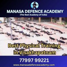 Best Physical Training in Visakhapatnam

watch full video:https: //youtube.com/shorts/Nf8D-CMJ4uY?si=Olm6uHS5rzxpLA7d

Are you looking for the best physical training in Visakhapatnam? Look no further! MANASA DEFENCE ACADEMY is dedicated to providing top-notch training to students looking to excel in their physical fitness and defense skills. 