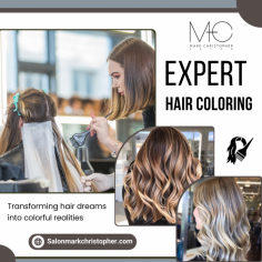 Professional Hair Coloring Specialist

Our expert hair colorist transforms your look with precision and creativity. We elevate your style with personalized color solutions for a vibrant and stunning appearance. For more information, mail us at contactus@salonmarkchristopher.com.