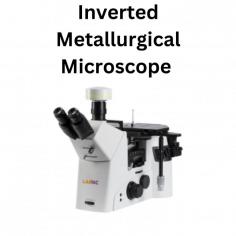 An inverted metallurgical microscope is a specialized type of microscope primarily used in materials science and metallurgy for examining opaque or polished specimens. Unlike traditional microscopes where the objective lens is located above the specimen, in an inverted microscope, the objective lens is positioned below the specimen stage. This inverted configuration allows for the examination of larger and bulkier samples that cannot be easily mounted on a traditional microscope stage.
