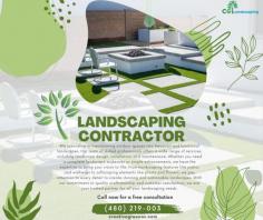 Transform your outdoor space with the best landscaping contractors in Phoenix. Experience exceptional craftsmanship and stunning results. Contact us today for a consultation!

Get a Free Quote 
(480) 219-0038
www.creativegreenaz.com
