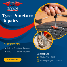 We provide both minor and major puncture repairs at Ryan Tyres & Batteries. We can make quick repairs for minor punctures and faults in the rim and tyres that can keep you going on the road without any hindrances. Call us today on (02) 4704 8160. Visit us at https://ryantyres.com.au/major-puncture-repairs/