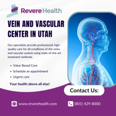 Revere Health's Vein and Vascular Center in Utah offers comprehensive care for individuals with vein and vascular conditions. With experienced specialists and advanced treatments, we provide personalized solutions to help improve vascular health and enhance overall well-being.


Visit our website: https://reverehealth.com/specialty/vein-and-vascular-center/