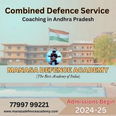 Are you looking for the best Defence Service coaching in Andhra Pradesh? no further! MANASA DEFENCE ACADEMY is here to provide you with top-notch coaching to help you excel in your CDS exam. With experienced instructors, personalized study plans, and a proven track record of success, we are committed to helping you achieve your goals.
Join us today and take the first step towards a successful career in the defense sector.