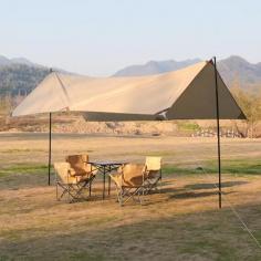 https://www.yjtent.com/product/sun-shelter-beach-tents/sixcorner-sunshade-tarp.html
Application: It can be used for picnics, beach trips and pool shade!