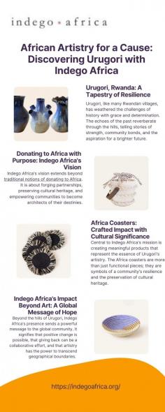 Explore African Artistry for a Cause on Indego Africa's platform, where your passion for donating to Africa meets exceptional craftsmanship. Immerse yourself in the vibrant culture of Urugori Rwanda as you discover unique creations like the captivating black raffia hat – a symbol of empowerment and sustainable support. For complete information visit here:https://indegoafrica.over-blog.com/2024/02/african-artistry-for-a-cause-discovering-urugori-with-indego-africa.html