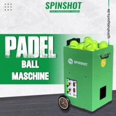 Conquer the padel court with Spinshot Sports Germany's Padel BallMaschine! Engineered for precision and power, our innovative machine offers adjustable settings for speed, spin, and trajectory. Whether you're honing your lobs, volleys, or smashes, our Padel Ball Machine provides consistent and challenging drills to help you sharpen your skills and outplay the competition. Elevate your game and achieve peak performance on the padel court with Spinshot Sports Germany's advanced technology.