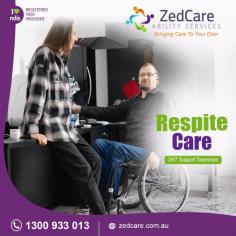 Is your care giver going to take a break for some unforeseen reason? Or do you need a new caregiver for your loved one?
Well… at ZedCare Ability Services Provider, we provide quality respite care for the interim period covering every little thing your loved one may need.
Call us at 1300 933 013 or visit https://www.zedcare.com.au/