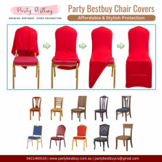 Shop chair covers at Party Bestbuy for great prices and stylish designs. Keep your chairs safe and look fabulous at your events. Affordable options for all occasions. Find the perfect chair covers to match your style.
Visit:: https://www.partybestbuy.com.au/product-category/chair-covers-table-cloth/