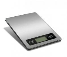 https://www.okscale.com/product/stainless-steel-kitchen-scale/jw210-square-5kg-304-stainless-steel-kitchen-scale.html
This stainless steel kitchen scale is made of 304 stainless steel with 3mm tempered glass and ABS plastic. A stylish and elegant look and a full range of features will complement your kitchen. the design of scale allow you to use plates or bowl. .kitchen scale provides measurements in KG/G/IB/OZ, and it also has the tare function to returning to zero, save on time and washing up by measuring multiple ingredients in the same bowl with the clever add and tare function. They feature easy to read LCD display, whilst the design is slim for easy storage. Welldone Scale is a good choice for both gifting and personal use.