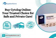Cytolog is a medical abortion medicine that contains misoprostol. It causes uterine contractions to end pregnancy. Those looking for privacy and convenience can buy Cytolog online discreetly. Make an informed decision about your reproductive health and order cytolog online for a safe and reliable abortion experience.

Visit Us: https://www.buyabortionrx.com/cytolog