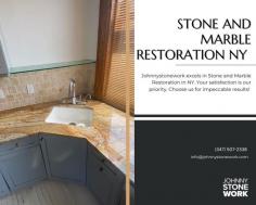 Hire our marble restorer NY to inspect the damaged areas

At Johnnystonework we are dedicated to offering marble cleaning and restoration NY at very affordable rates. In fact, both cleaning and restoring marble can consume much time, so calling our professional marble restorer NY is a wise decision. We can provide custom classic marble restoration and make your marbe look like brand new. Trust us and yoU won't regret it.