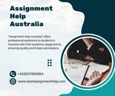 Struggling with your assignments in Australia? Don't worry, we've got you covered! Our assignment help service offers expert assistance for students across Australia. Whether you need help with essays, reports, or any other type of assignment, our team of experienced professionals is here to provide you with top-quality assistance in assignment help Australia. With our reliable service, you can meet deadlines and achieve academic success. So why wait? Get in touch with us today and say goodbye to assignment stress! https://www.teamassignmenthelp.com/assignment-help-australia