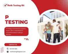 We offer P Testing for homeowners, landlords, and property managers in Auckland

Methamphetamine or P Testing has become one of the most serious problems for homeowners in New Zealand. Properties containing meth can possess health issues for kids and are typically sold below market value. Buy our Property Meth Testing kits which can detect extremely low levels of methamphetamine.